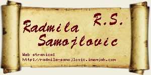 Radmila Samojlović vizit kartica